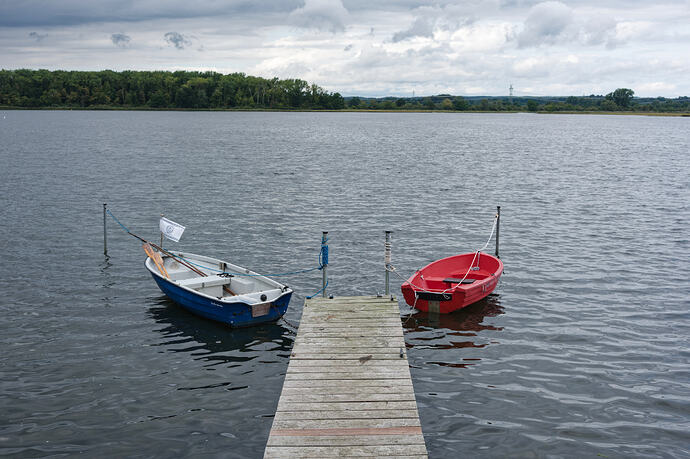 At a lake in northern Germany