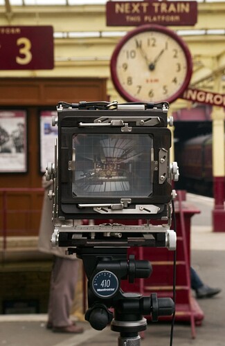 Keighley Station with Ebony