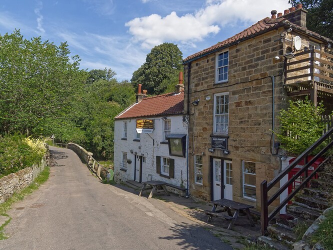 Birch Hall Inn at Beck Hole, smallest pub in Yorkshire