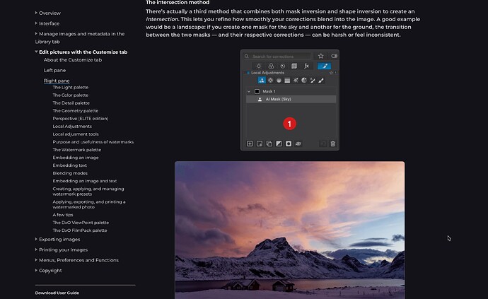 Mask intersection - PL9