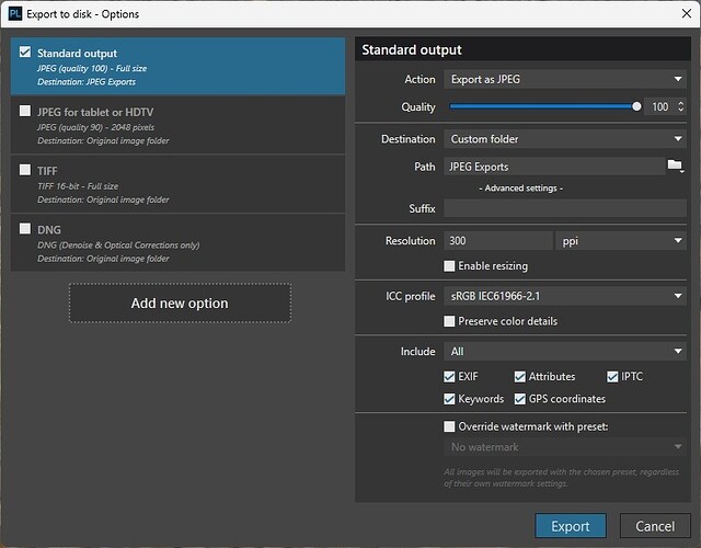 sRGB Profile Embedded