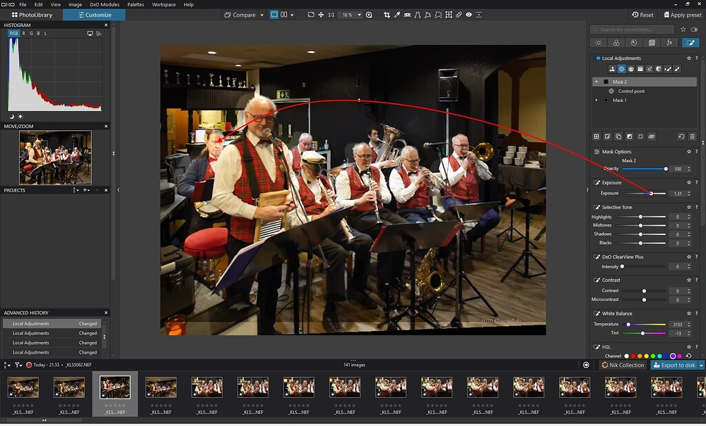 Ghost appears when using local adjustment tool - DxO PhotoLab - DxO Forum