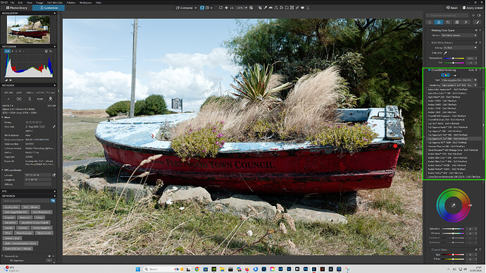 PL9 showing Color negative film - DxO FilmPack 27.08.26