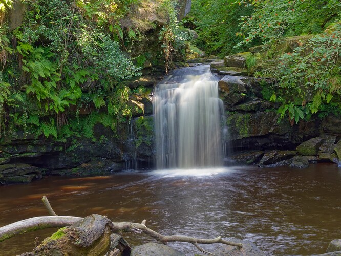 Thomason Foss waterfall and water catchment Beck Hole