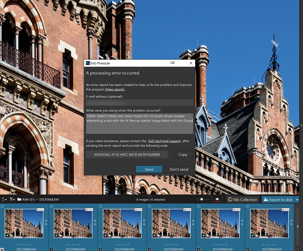 Nvidia 591.74 Studio Drivers but PL9.3.2 still fails with St