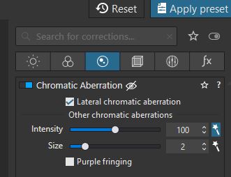 DXO Chratic Aberration